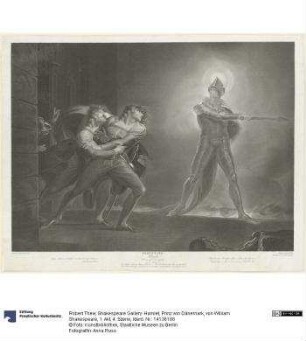 Shakespeare Gallery: Hamlet, Prinz von Dänemark, von William Shakespeare, 1. Akt, 4. Szene