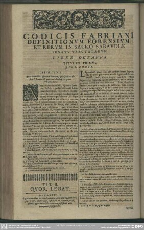 Liber Octavus