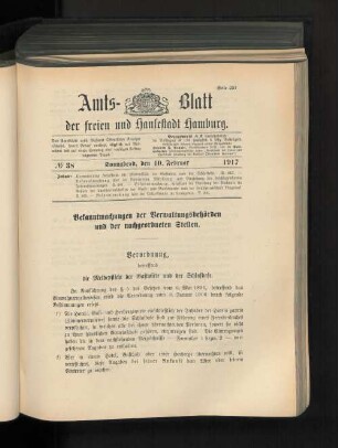 No. 38, 10. Februar 1917
