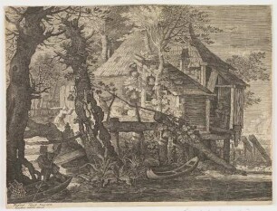 Landschaft mit Fischer