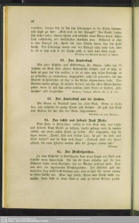 64. Das sechste und siebente Buch Mosis