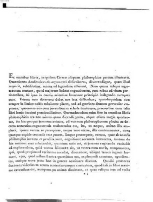 In Ciceronis academicas quaestiones notae philologicae et criticae, 1