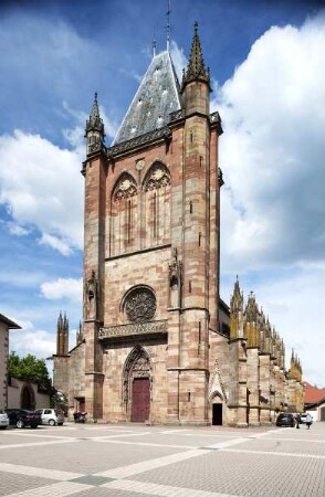 Ehemalige Stiftskirche Saint-Florent / Stiftskirche Saint-Jean Baptiste / Sankt Johannes Baptista / Sankt Florentius