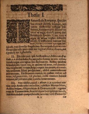Disputatio Politica De Oligarchia