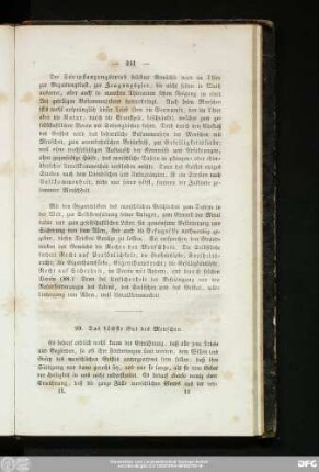 99. Das höchste Gut des Menschen.