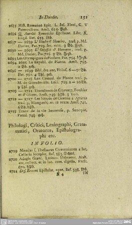 Philologi, Critici, Lexiographi, Grammatici, Oratores, Epistolographi etc.