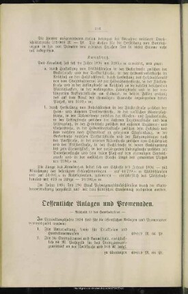 Oeffentliche Anlagen und Promenaden