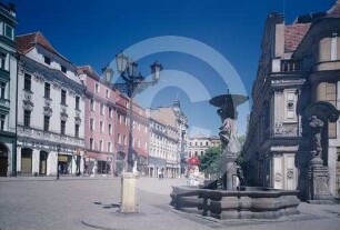 Atlas-Fontäne am Ring Schweidnitz