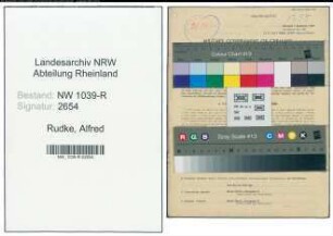 Entnazifizierung Alfred Rudke , geb. 07.06.1910 (Regierungsbauinspektor)