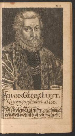 N. 10. Johann Georg Elect.