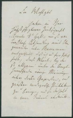 2 Briefe von Christoph Wilhelm von Hufeland an Julius Eduard Hitzig