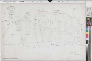 Wulfen (Dorsten), Zusammenlegung Wulfen, Urkarte I Flur XIII,2