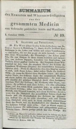 1. October 1839. No. 19.