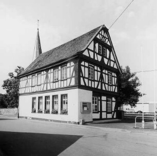Rathaus (Fachwerkwohnhaus); Pfungstadt, Freitagsgasse 21