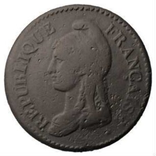 Fundmünze, 10 Centimes, 1799 - 1800