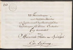 6 Entr'actes; orch