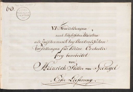 6 Entr'actes; orch