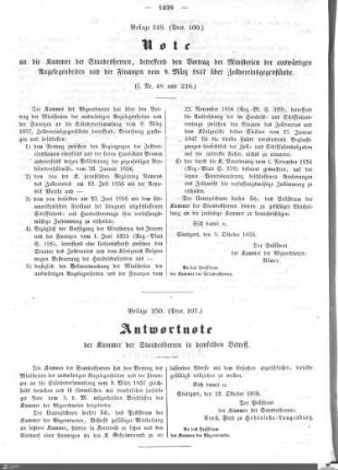 Beilagen zu Protokoll, 107. Sitzung