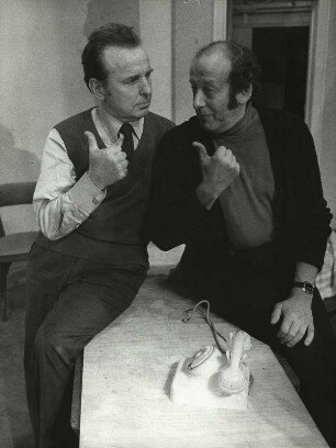 [Georg Thomalla und Wolfgang Spier]