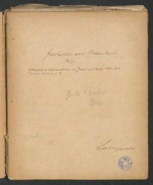Geschichte von Maximilianan [! Maximilian] : 1493 - ; Zeitalter d. Reformation in Staat und Kirche 1493-1648