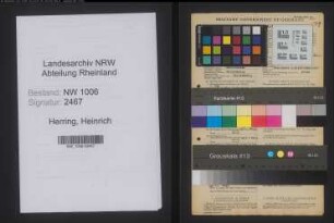 Entnazifizierung Heinrich Herring , geb. 22.03.1887 (Schlosser)