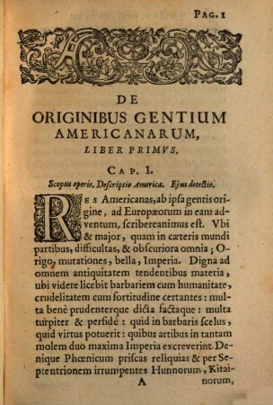 De originibus americanis : Libri quatuor