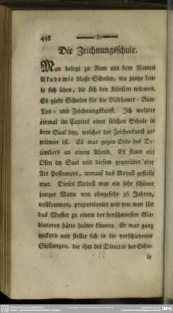 Die Zeichnungsschule
