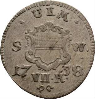 Münze, 7 Kreuzer, 1758