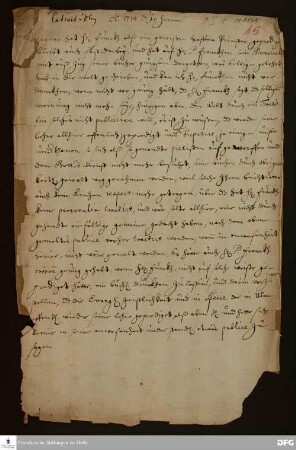 Brief von [Unbekannt].
