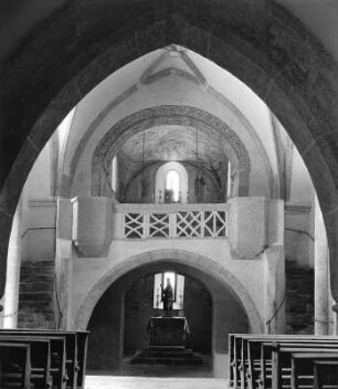 Matrei in Osttirol-Ganz. Filialkirche heiliger Nikolaus (1186/1200). Inneres