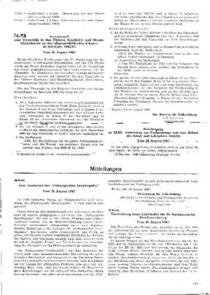 Berichtigung zu 24/63: Anweisung zur Vorbereitung und zum Ablauf des Schul- und Lehrjahres 1963/64 : vom 28. August 1963 ; [Verfügungen]