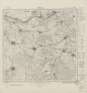 4521 (alte Nr.: 2589) Liebenau, Meßtischblatt (4cm - Karte)