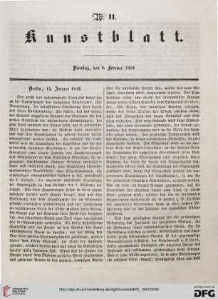 Nr. 11 - 20 (8. Februar 1842 - 10 März 1842)