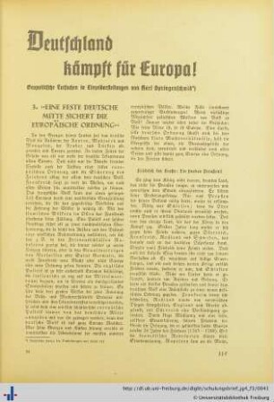 Deutschland kämpft für Europa.