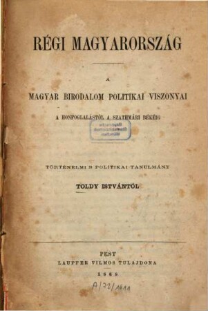 Régi Magyarország