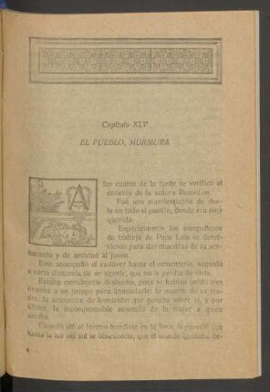 Capítulo XLV - El pueblo, murmura