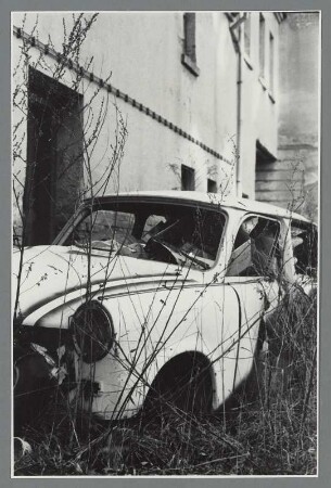 Wrack eines Trabant 601, Leipzig
