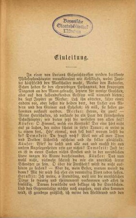 Demokritos oder hinterlassene Papiere eines lachenden Philosophen