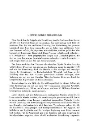 1. Einführende Zielsetzung