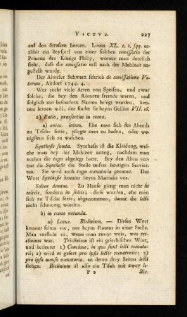 227-236, 2. ratio praesertim in coena.