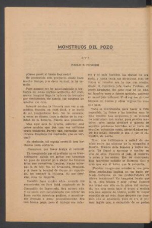 Monstruos del pozo