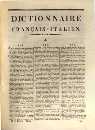 Nouveau Dictionnaire François-Italien
