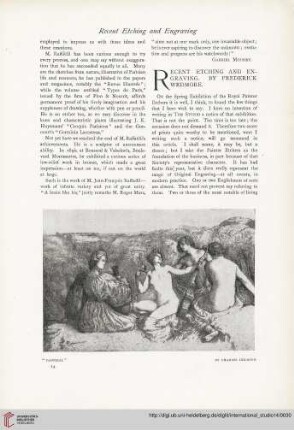 14.1901 =Nr. 53: Recent etching and engraving