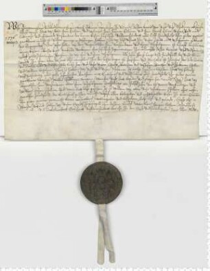 Bürgermeister und Ratsmannen verschreiben eine Rente von 75 Mark für 1500 Mark der Armenkiste.