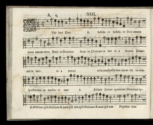 XIII. Iubilate Deo omnis terra