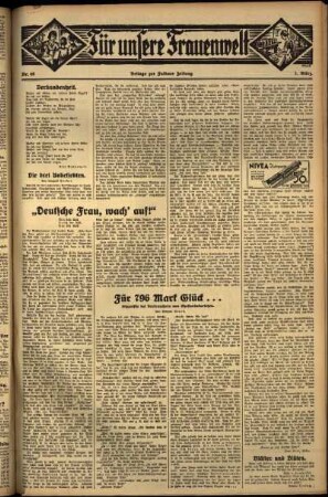 Zweite Ausgabe vom Donnerstag, den 01. März 1934.
