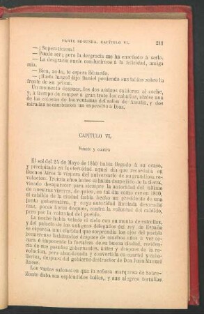 Capítulo VI. - Veinte y cuatro.