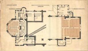 Dolmetsch, Heinrich; Stuttgart; Markuskirche - Grundriss EG