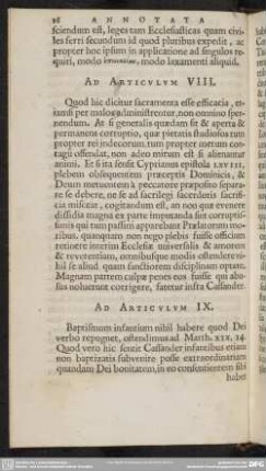 Ad Articulum VIII.