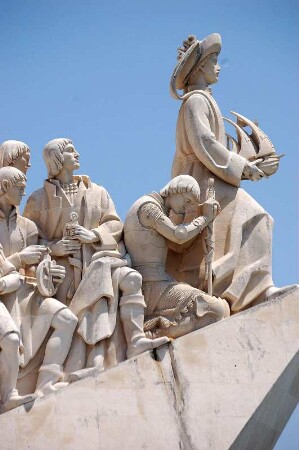 Entdeckerdenkmal am Ufer des Rio Tejo in Lissabon